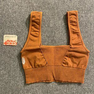 Free People Good Karma Square Neck Bra Size XS/S NWT